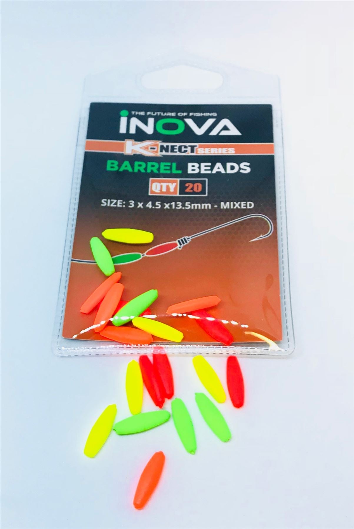 INOVA HI-VIS Duo Round GLOW Beads