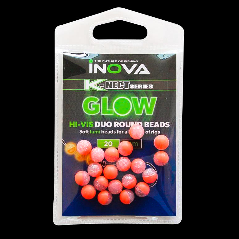 Inova Hi-Vis Duo Round Glow Beads