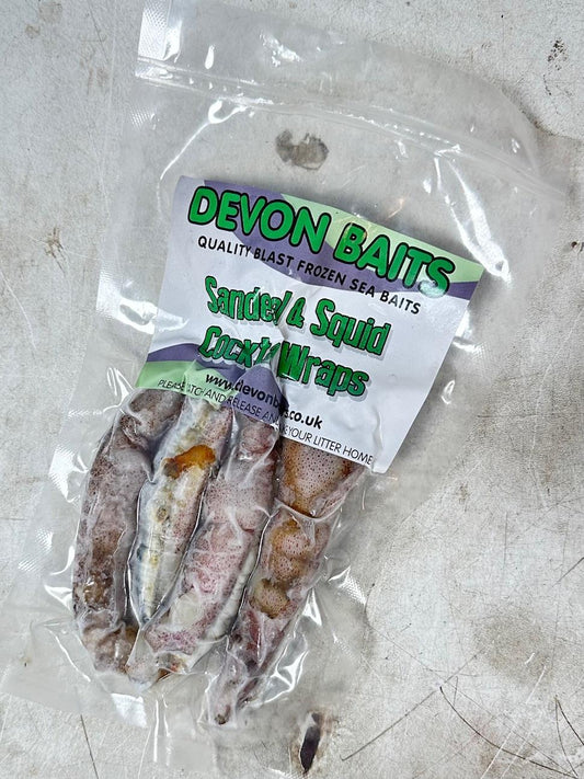 Devon Baits Wraps Squid & Sandeel