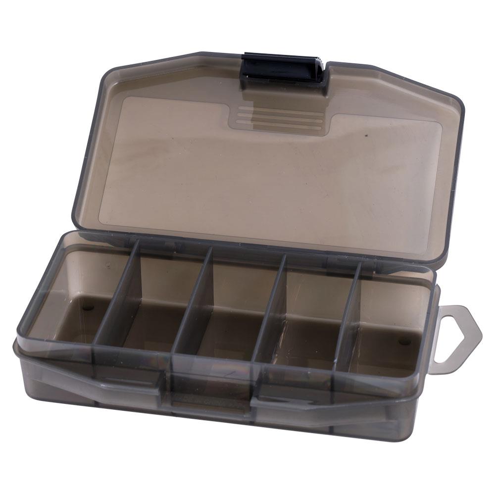 HTO Compartment Lure Box 137x85x29mm 5 Compartment Black