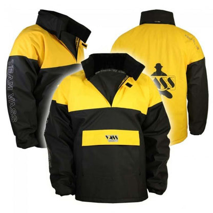 Vass-Tex Team Vass 350 Winter Lined Waterproof Smock Black Yellow