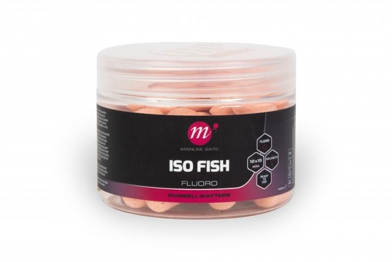 Mainline Carp - ISO Fish Fluoro Dumbell Wafters - 12 x 15mm