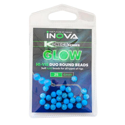 Inova Hi-Vis Duo Round Glow Beads