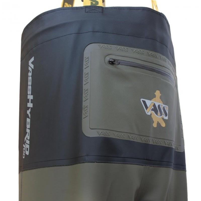 Vass Hybrid 700 Chest Wader Khaki & Black