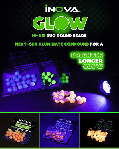 Inova Hi-Vis Duo Round Glow Beads