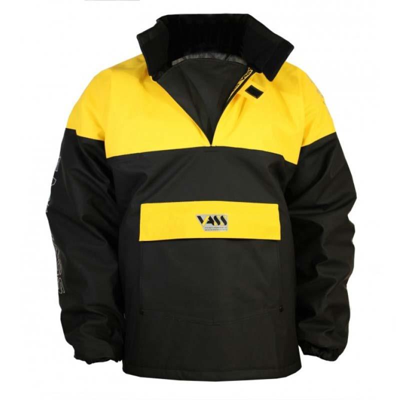 Vass-Tex Team Vass 350 Winter Lined Waterproof Smock Black Yellow