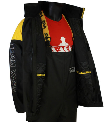 Vass-Tex Team Vass 350 Winter Lined Waterproof Jacket Black & Yellow