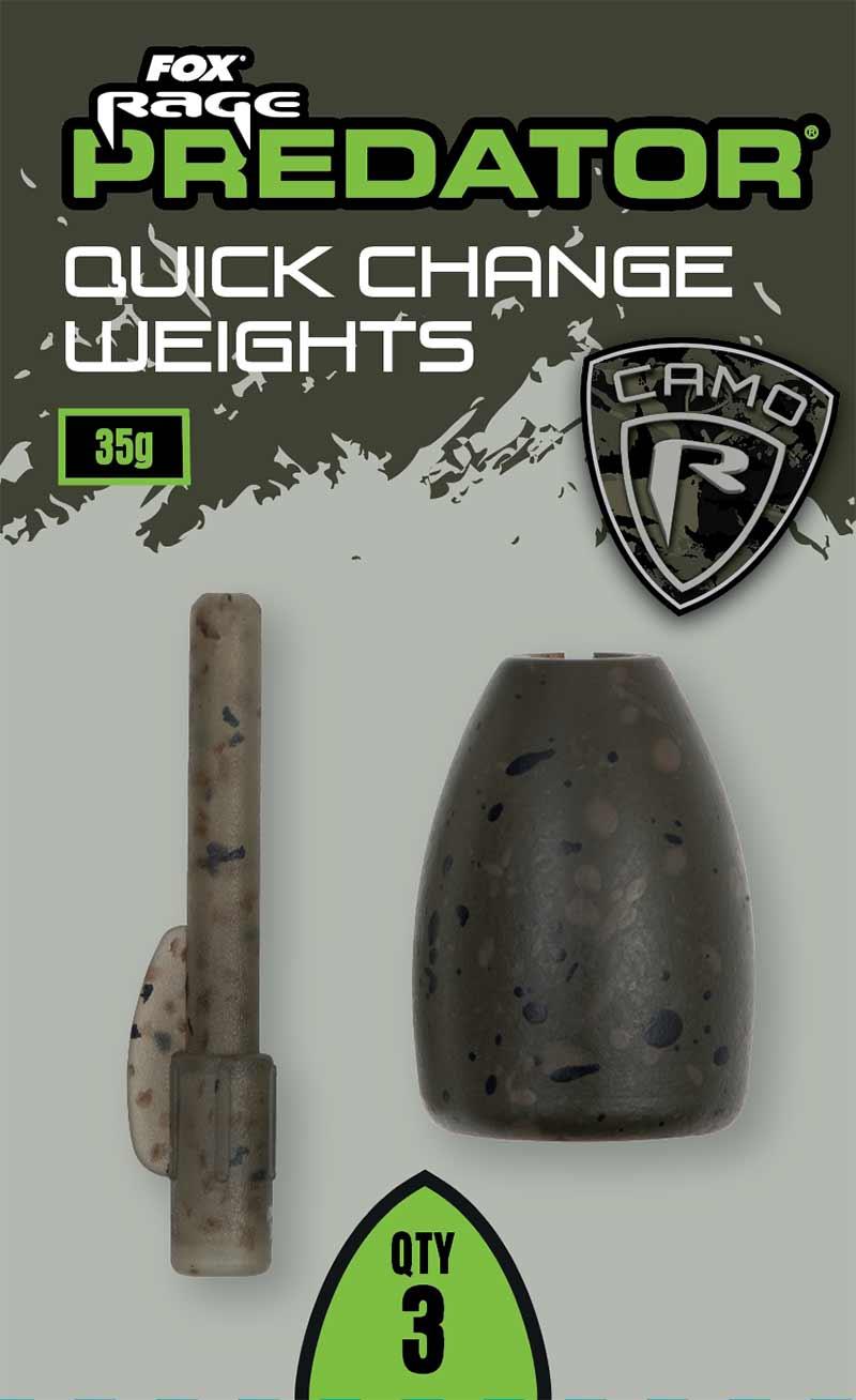 Fox Rage Predator Camo Quick Change Weights