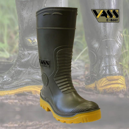 Vass E Boot Khaki/Yellow