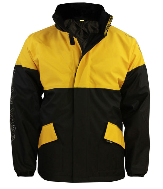 Vass-Tex Team Vass 350 Winter Lined Waterproof Jacket Black & Yellow