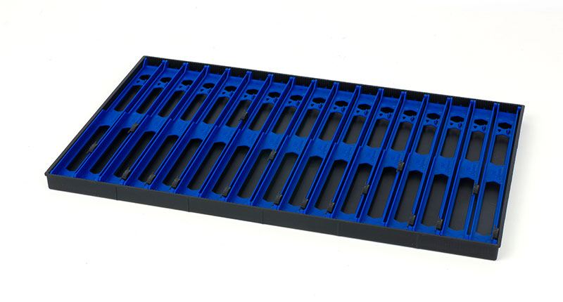 Fox Matrix Pole Winders 260mm Loaded Tray - Dark Blue