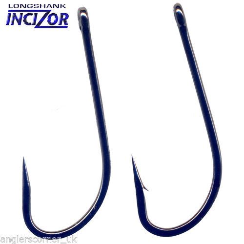 Gardner Black Nickel Longshank Incizor Hook - Barbless / 10