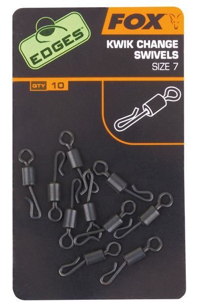 Fox Edges Kwik Change Swivels Size 7