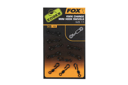 Fox Edges Kwik Change Mini Hook Swivels x10