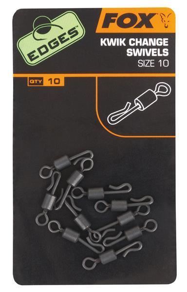 Fox Edges Kwik Change Swivels Size 10