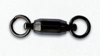 Mustad Black Ball Bearing Swivel With Welded Ring 2/45