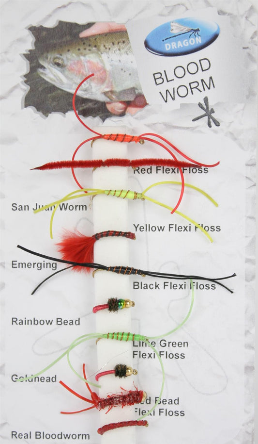 Dragon Tackle Trout Flies Bloodworms