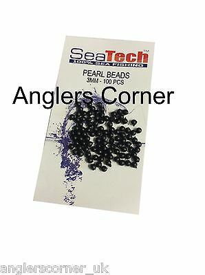SeaTech Black Beads - 3mm