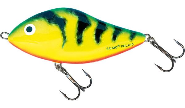 Salmo Slider Sinking Green Tiger 12cm