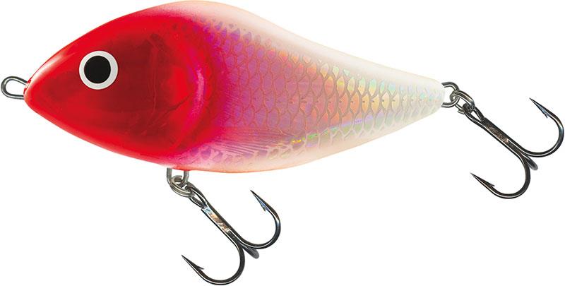 Salmo Slider Sinking Holographic Red Head 12cm